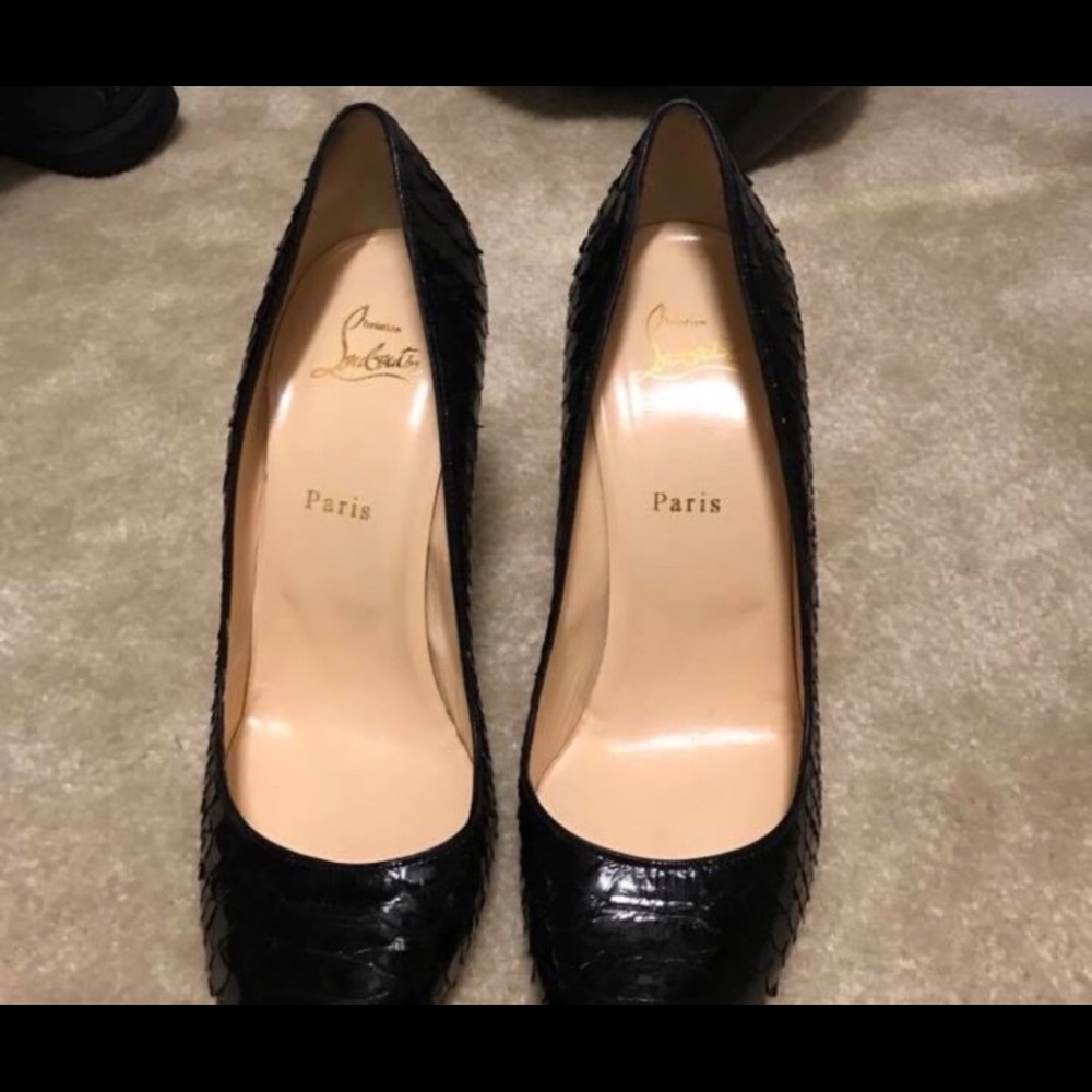 Christian Louboutin too big for me.